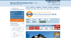 Desktop Screenshot of banskospaandholidays.com
